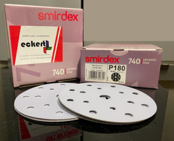 SMIRDEX 740 CERAMIC - 100 Stk. in Packung - ⌀150mm - P240
